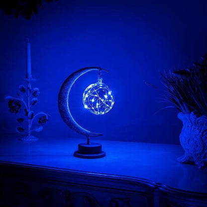 LunaGlow Moon Lamp Wireless LED Night Light for Magical Home Ambience