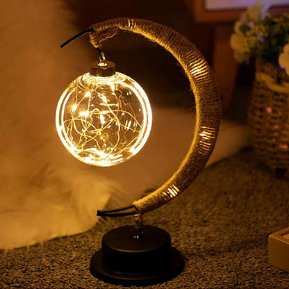 LunaGlow Moon Lamp Wireless LED Night Light for Magical Home Ambience