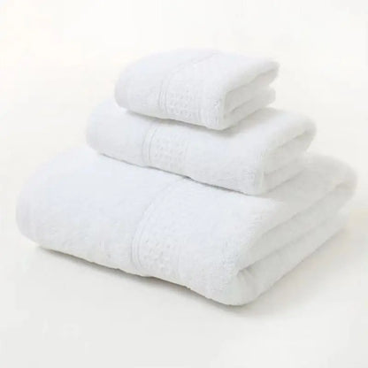 Luxury Cotton Towel Set Ultra Soft Absorbent Bathroom Towels