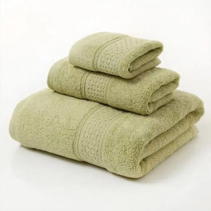 Luxury Cotton Towel Set Ultra Soft Absorbent Bathroom Towels