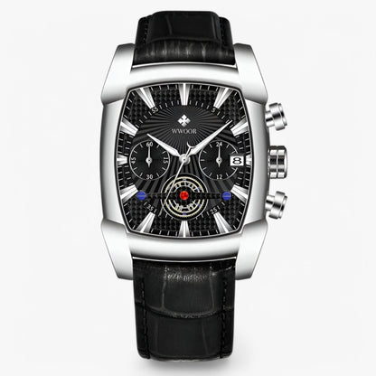 Luxury Leather Sport Watch Quartz Waterproof Analog Wristwatch