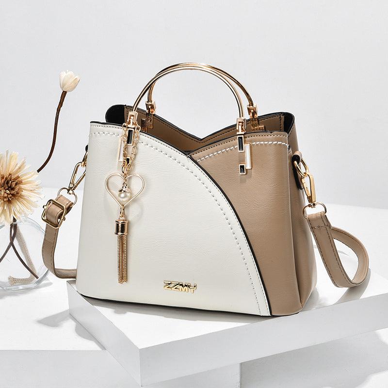 Luxury Leather Tote Shoulder Bag Womens Everyday Handbag