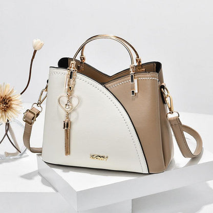 Luxury Leather Tote Shoulder Bag Womens Everyday Handbag