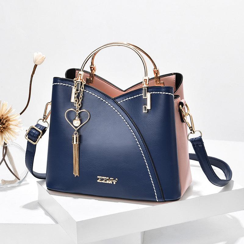 Luxury Leather Tote Shoulder Bag Womens Everyday Handbag