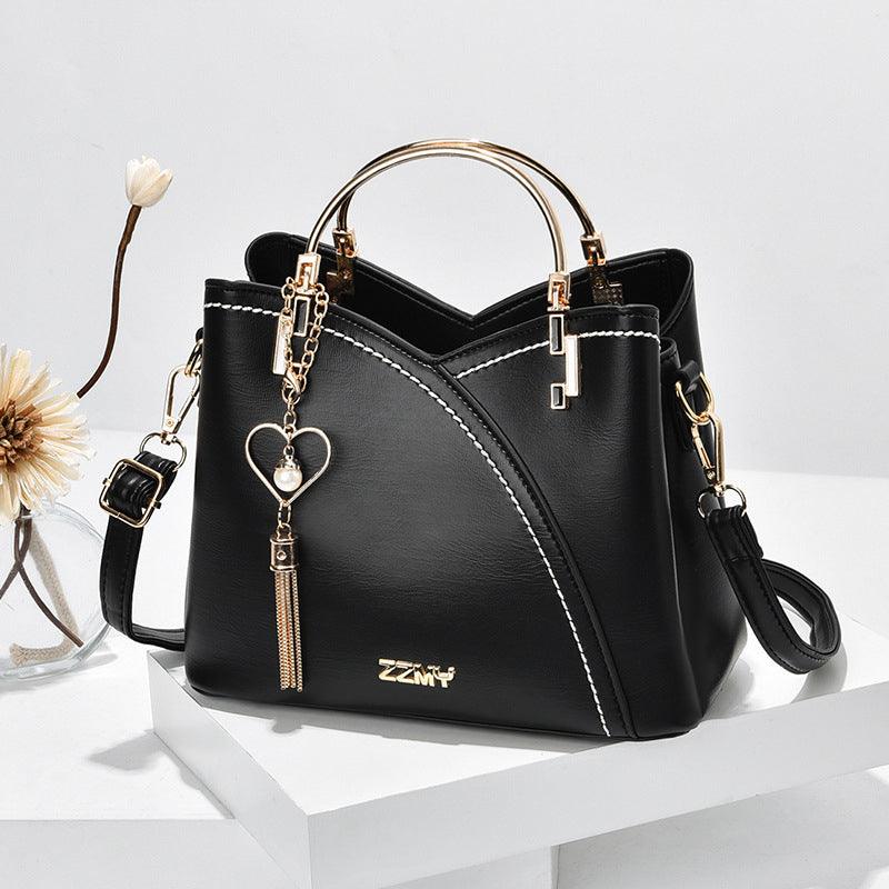 Luxury Leather Tote Shoulder Bag Womens Everyday Handbag