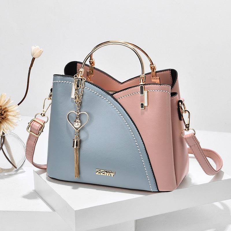 Luxury Leather Tote Shoulder Bag Womens Everyday Handbag