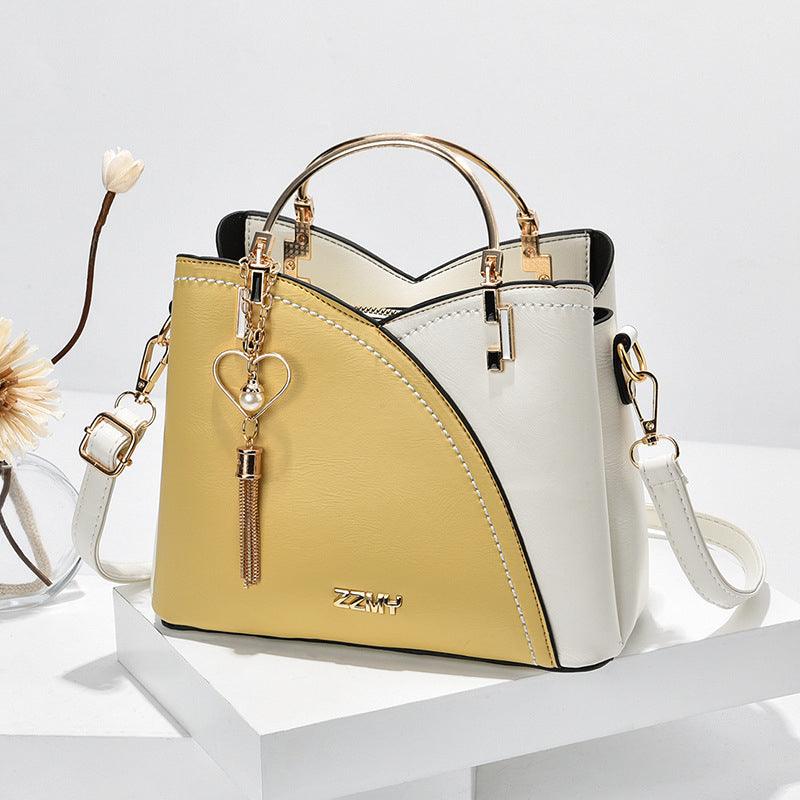 Luxury Leather Tote Shoulder Bag Womens Everyday Handbag