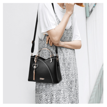 Luxury Leather Tote Shoulder Bag Womens Everyday Handbag