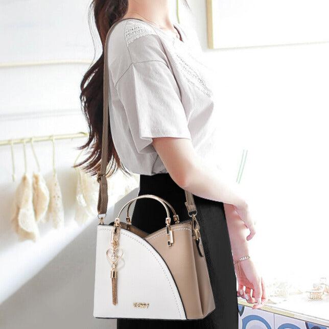 Luxury Leather Tote Shoulder Bag Womens Everyday Handbag