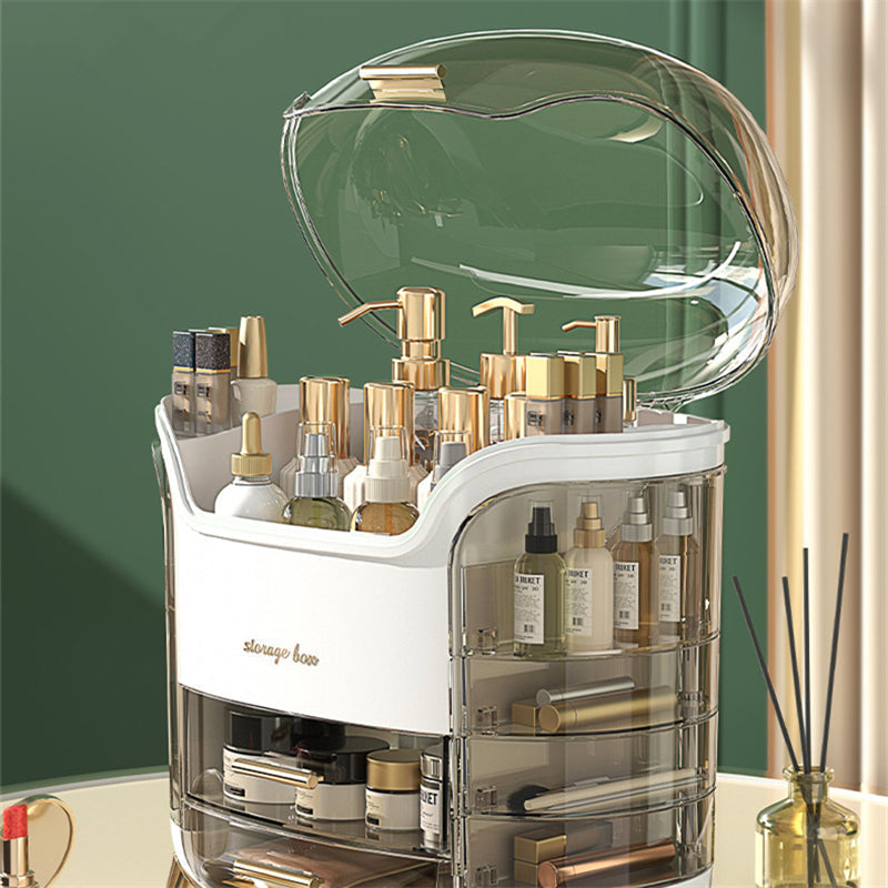 Luxury Makeup Organizer Cosmetic Storage Case Drawer Box