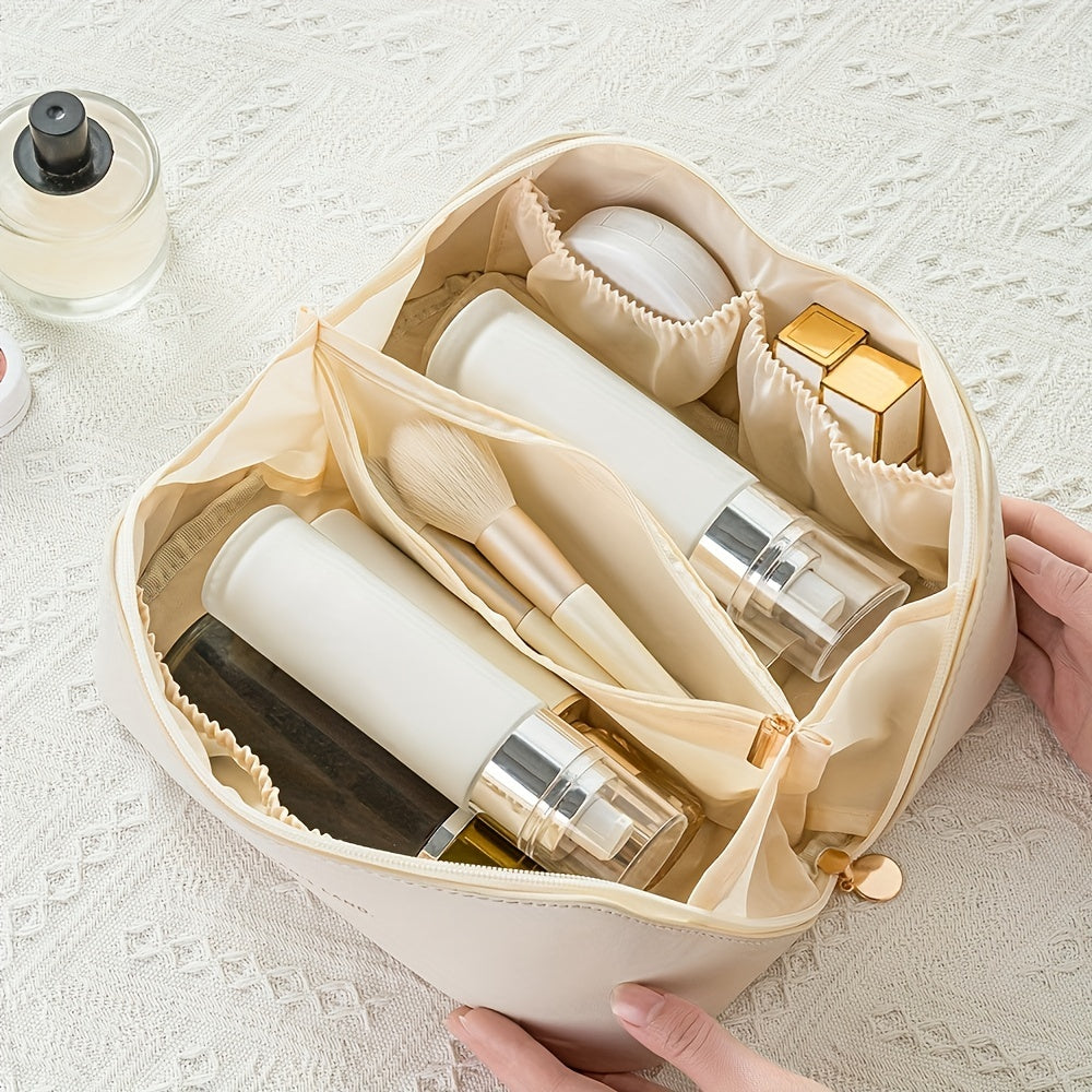 Luxury Makeup Organizer Zipper Travel Toiletry Bag
