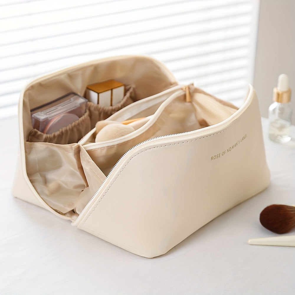Luxury Makeup Organizer Zipper Travel Toiletry Bag