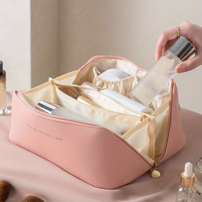 Luxury Makeup Organizer Zipper Travel Toiletry Bag