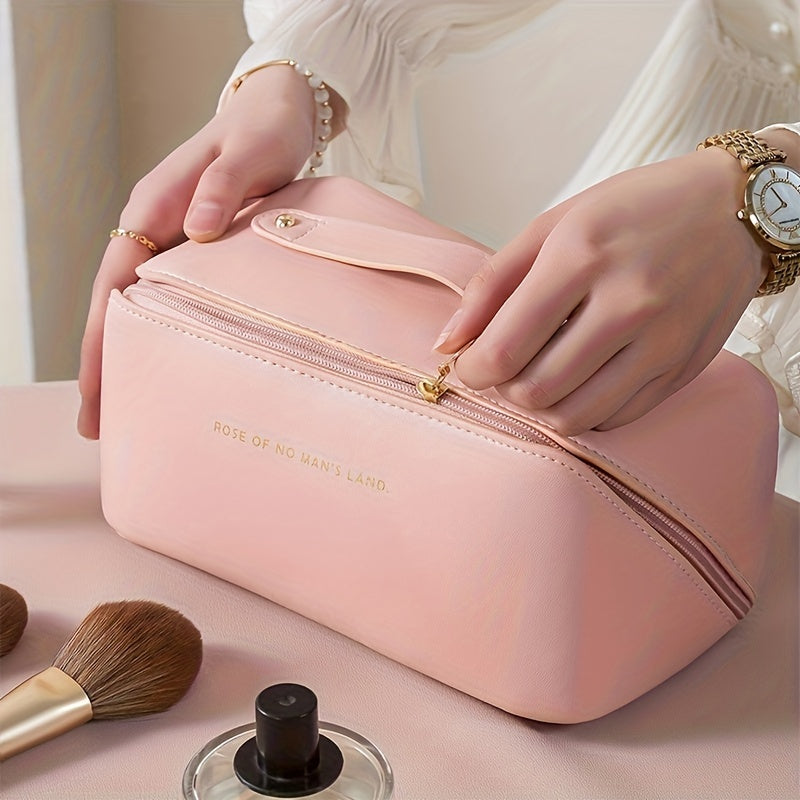 Luxury Makeup Organizer Zipper Travel Toiletry Bag