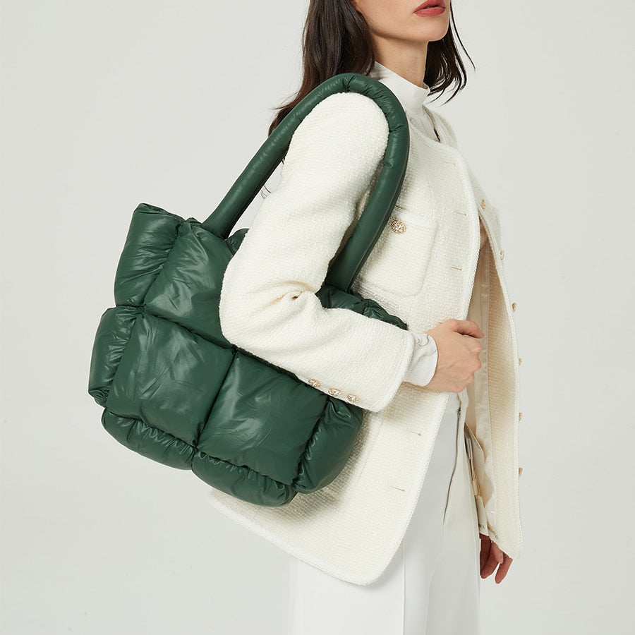 Luxury Nylon Shoulder Bag Lightweight Everyday Crossbody Purse