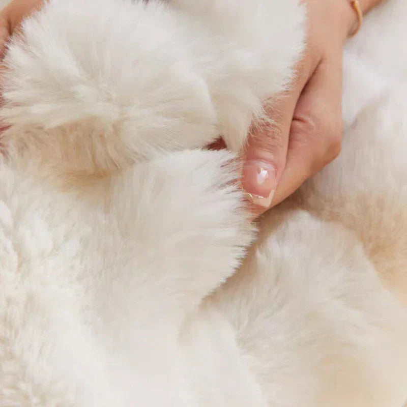 Luxury Soft Faux Fur Blanket Plush Cozy Throw for Sofa Bed and Home