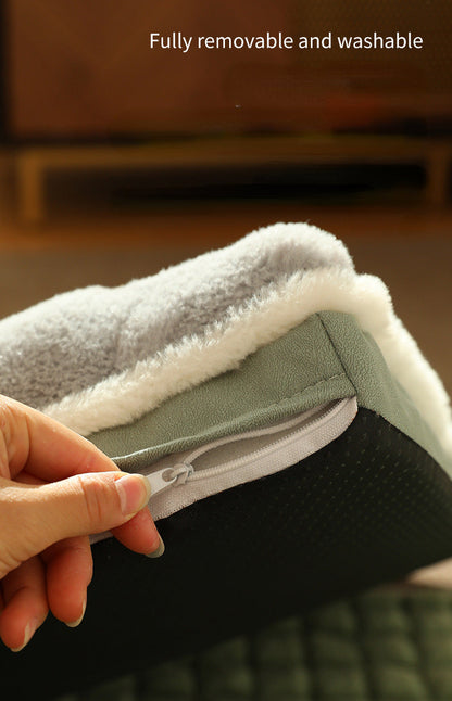 Luxury Winter Dog Bed Plush Warm Sofa for Small and Medium Dogs