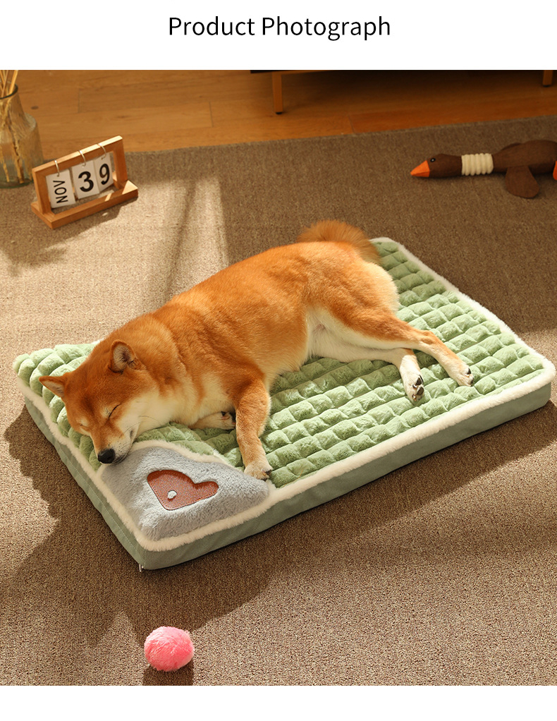 Luxury Winter Dog Bed Plush Warm Sofa for Small and Medium Dogs