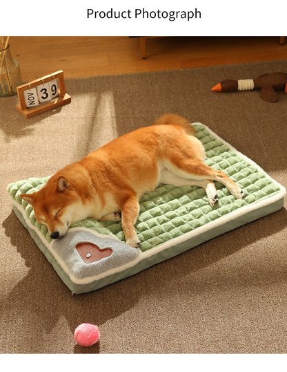 Luxury Winter Dog Bed Plush Warm Sofa for Small and Medium Dogs