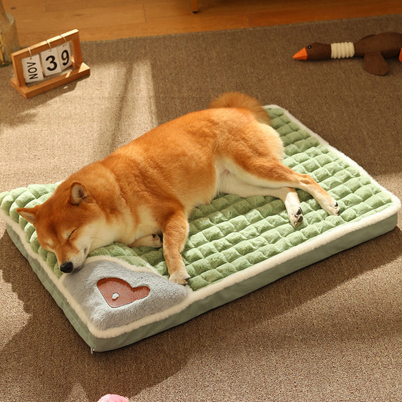 Luxury Winter Dog Bed Plush Warm Sofa for Small and Medium Dogs