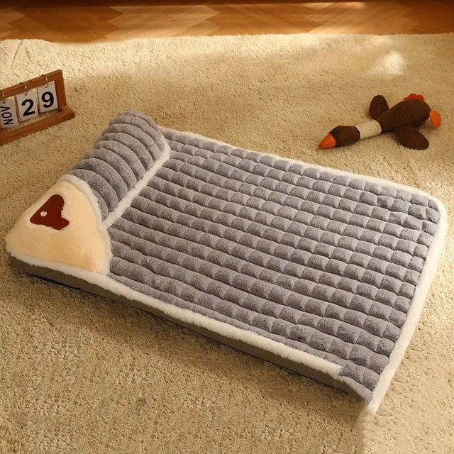 Luxury Winter Dog Bed Plush Warm Sofa for Small and Medium Dogs