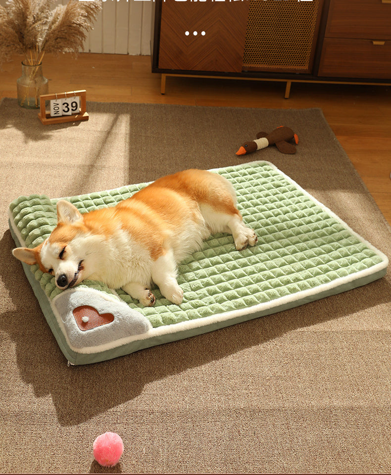 Luxury Winter Dog Bed Plush Warm Sofa for Small and Medium Dogs