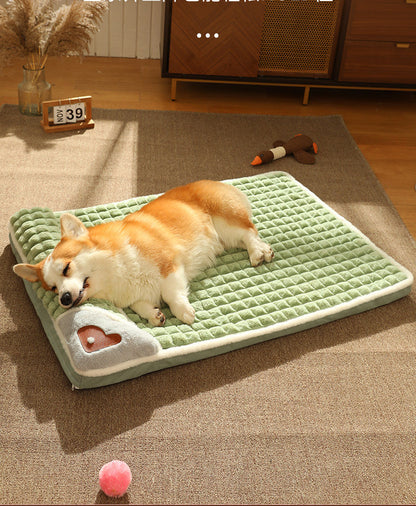 Luxury Winter Dog Bed Plush Warm Sofa for Small and Medium Dogs