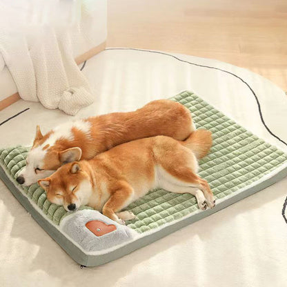 Luxury Winter Dog Bed Plush Warm Sofa for Small and Medium Dogs