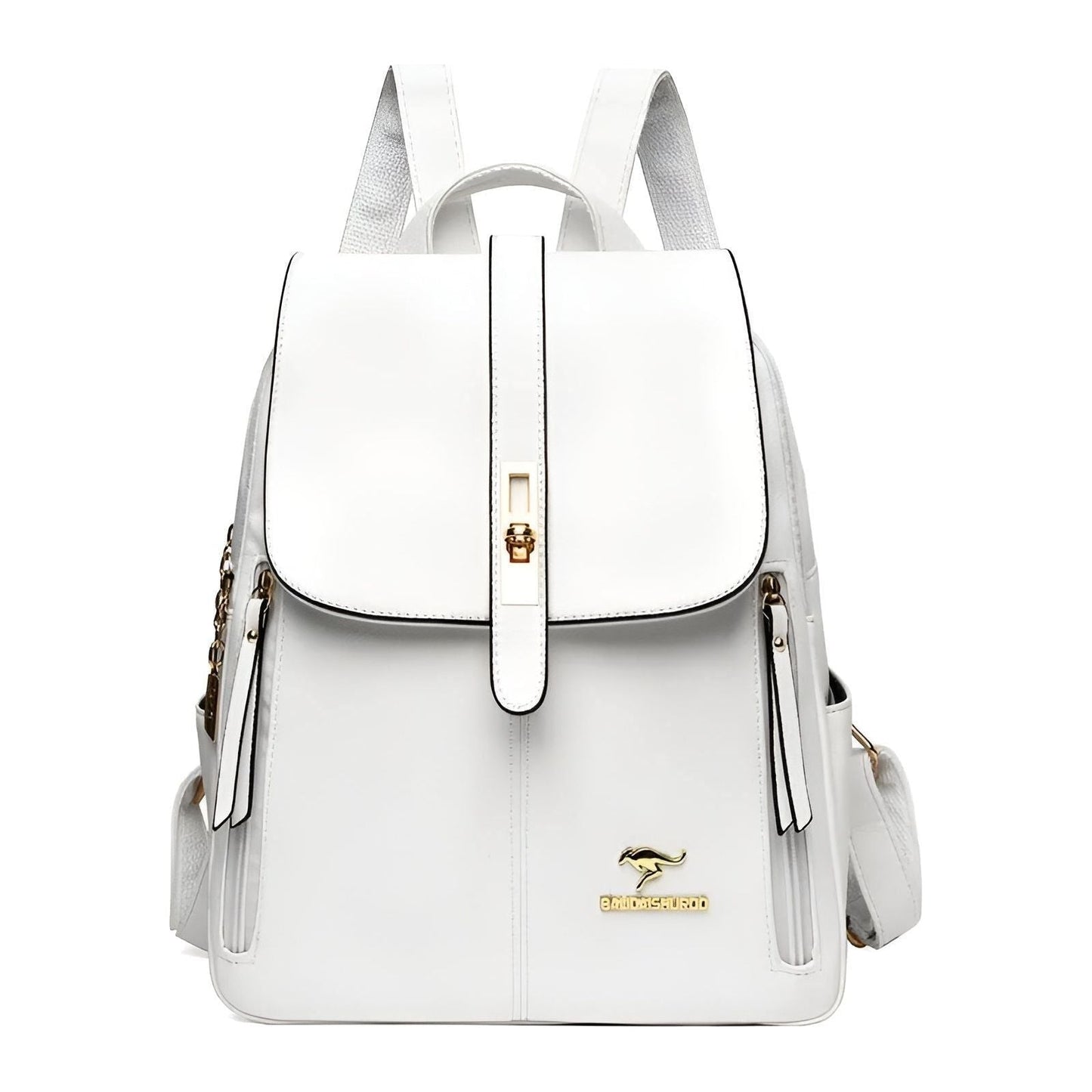 Luxury Women Backpack Waterproof PU Leather Office Travel Bag