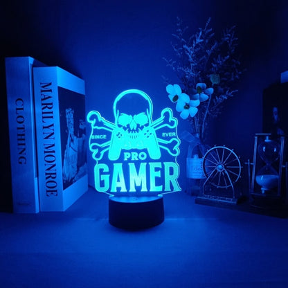 Magische gaming-nachtlamp met ledverlichting, RGB-lamp met 16 kleuren voor bureau en slaapkamer