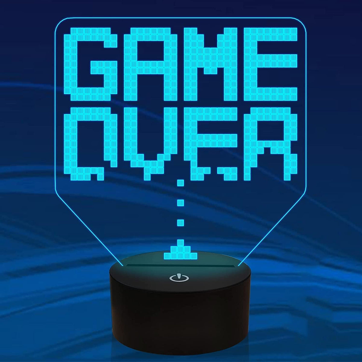Magische gaming-nachtlamp met ledverlichting, RGB-lamp met 16 kleuren voor bureau en slaapkamer