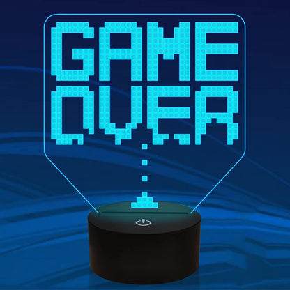Magische gaming-nachtlamp met ledverlichting, RGB-lamp met 16 kleuren voor bureau en slaapkamer