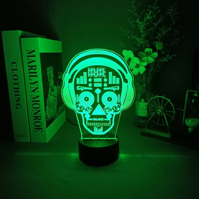 Magische gaming-nachtlamp met ledverlichting, RGB-lamp met 16 kleuren voor bureau en slaapkamer