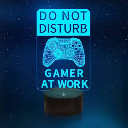 Magische gaming-nachtlamp met ledverlichting, RGB-lamp met 16 kleuren voor bureau en slaapkamer