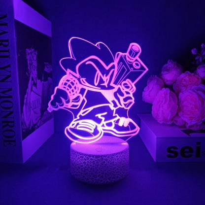Magische gaming-nachtlamp met ledverlichting, RGB-lamp met 16 kleuren voor bureau en slaapkamer