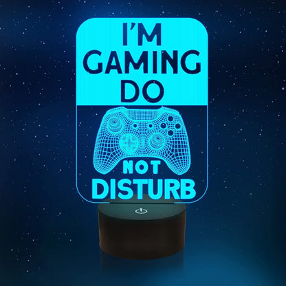 Magische gaming-nachtlamp met ledverlichting, RGB-lamp met 16 kleuren voor bureau en slaapkamer