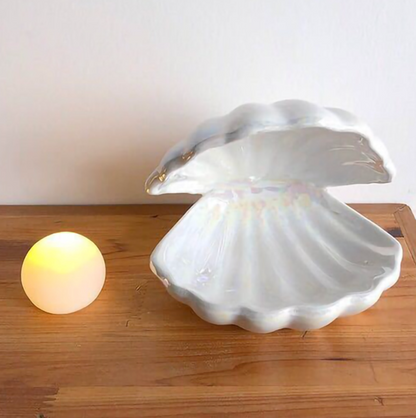 Magical Shell Table Lamp With Removable Pearl Light