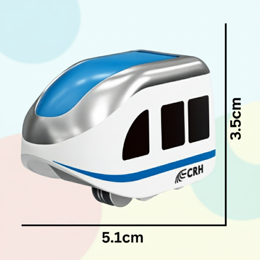 Magnetische elektrische treinbaanset voor creatief bouwen en spelen
