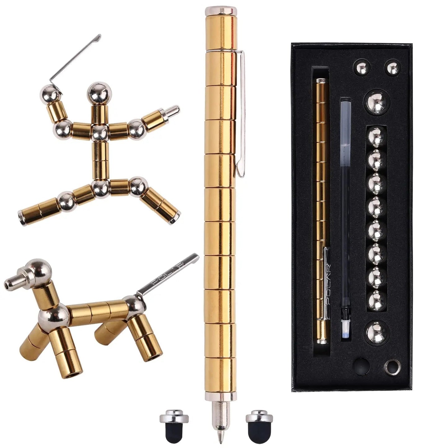 Magnetic Fidget Pen Stress Relief Toy and Multifunction Writing Pen