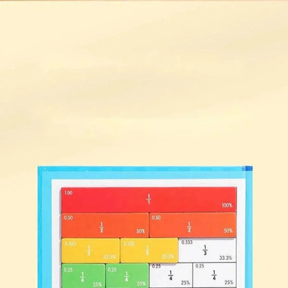 Magnetic Fraction Learning Game Educational Math Toy Set
