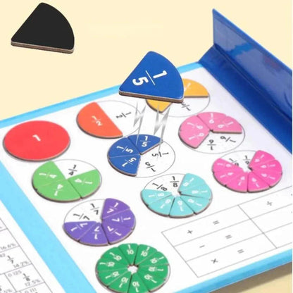 Magnetic Fraction Learning Game Educational Math Toy Set