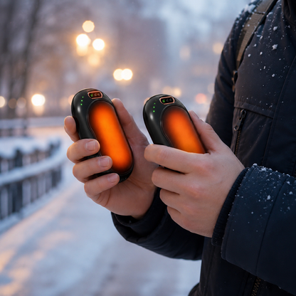 Magnetic Rechargeable Double-Sided Hand Warmers