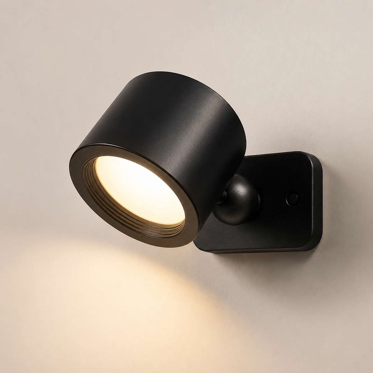 Magnetic Rechargeable Wall Light with 360° Adjustable Mount and Touch Control