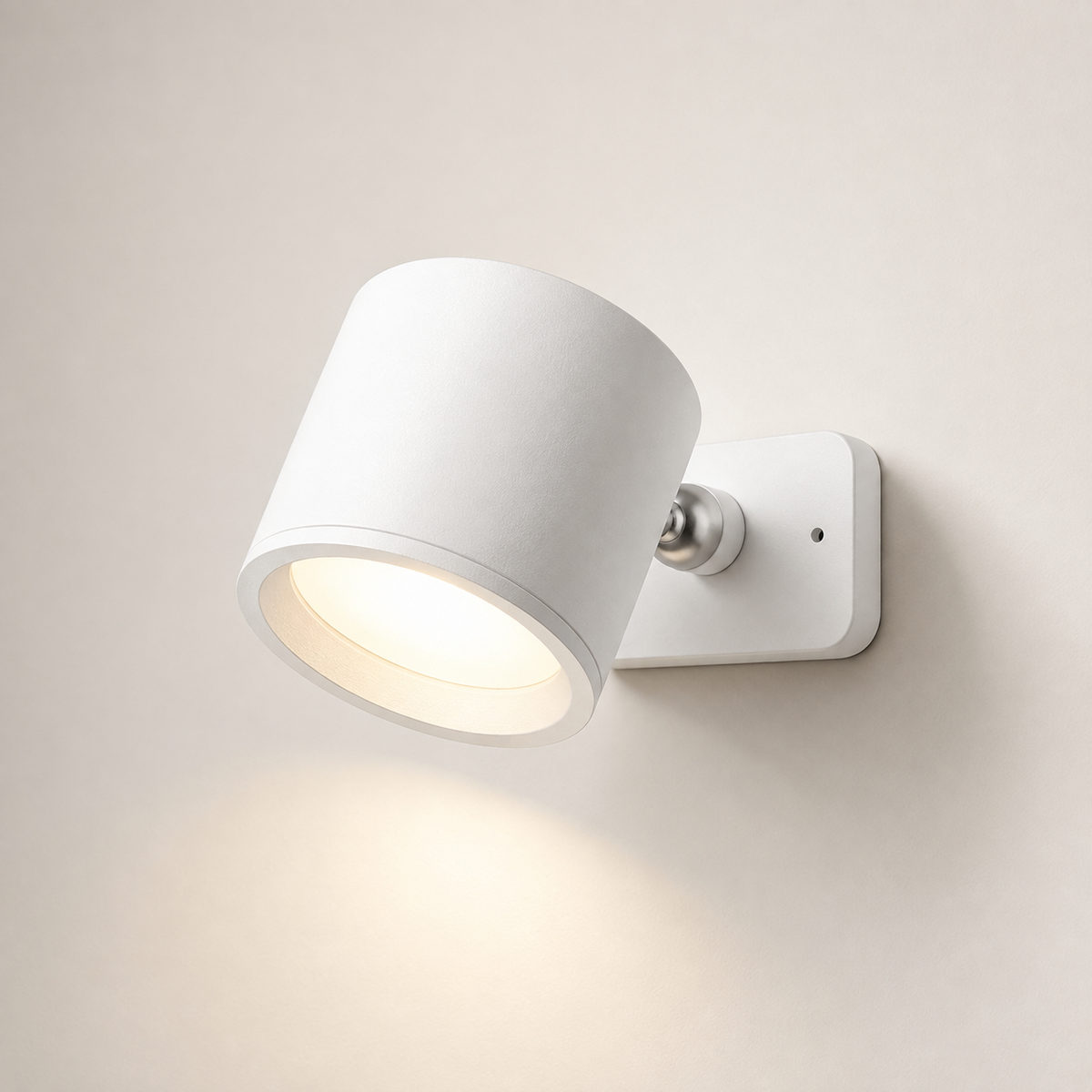 Magnetic Rechargeable Wall Light with 360° Adjustable Mount and Touch Control