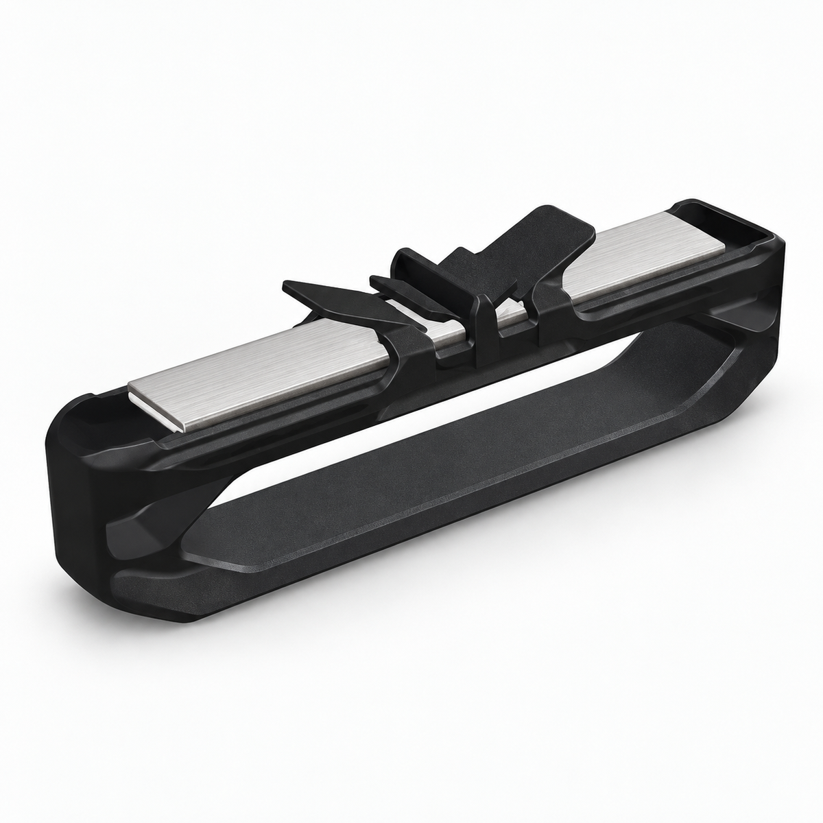 Manual Kitchen Knife Sharpener with Non-Slip Handle and Compact Design