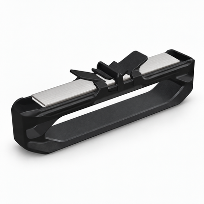 Manual Kitchen Knife Sharpener with Non-Slip Handle and Compact Design