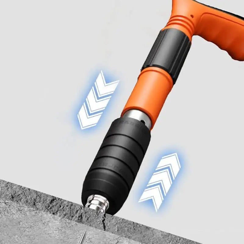 Manual Nail Gun Concrete Wall Fastening Tool with Nails and Carry Case
