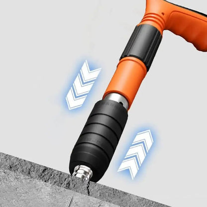 Manual Nail Gun Concrete Wall Fastening Tool with Nails and Carry Case