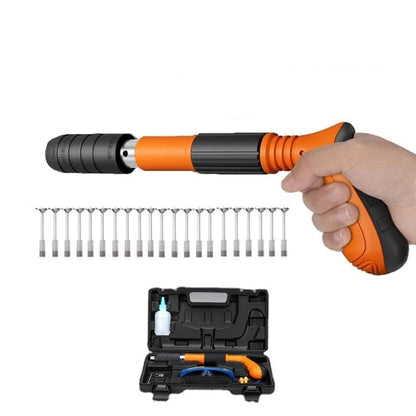 Manual Nail Gun Concrete Wall Fastening Tool with Nails and Carry Case