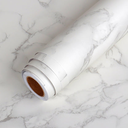Marble Effect Self Adhesive Vinyl Wrap Waterproof Furniture Film